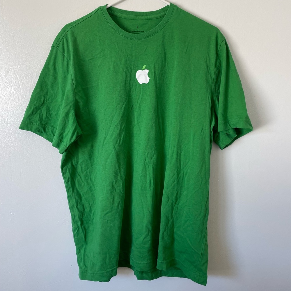 Apple Earth Day shirt. Employee shirt